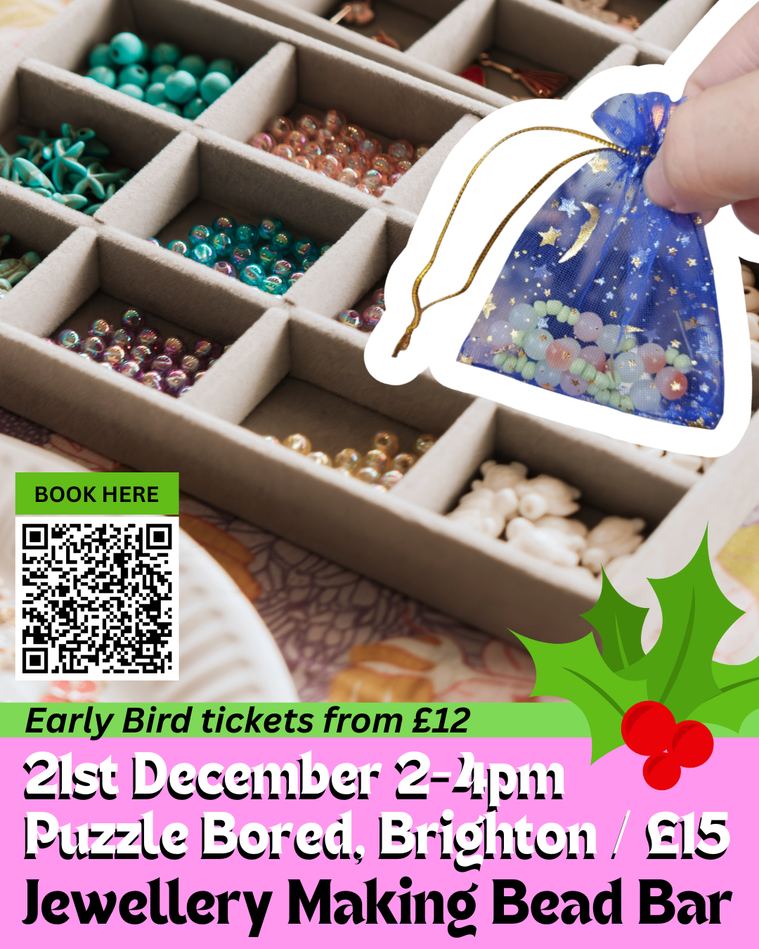 Jewellery Making Workshop Family Session - Sunday 21st December at 2pm