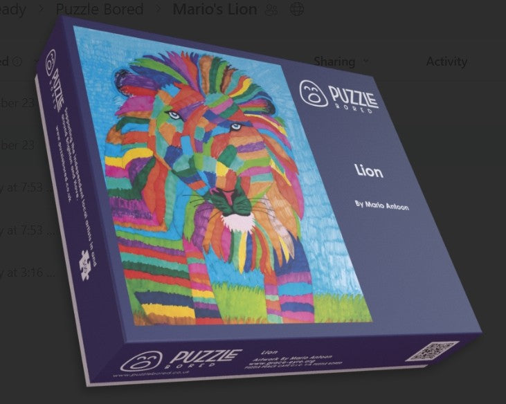 500 Piece Jigsaw Puzzle - Lion