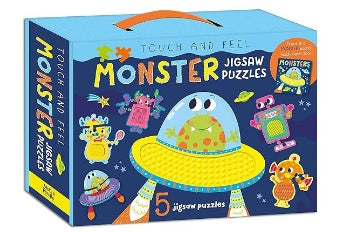 Monsters 'Touch and Feel' Puzzle and Book Set
