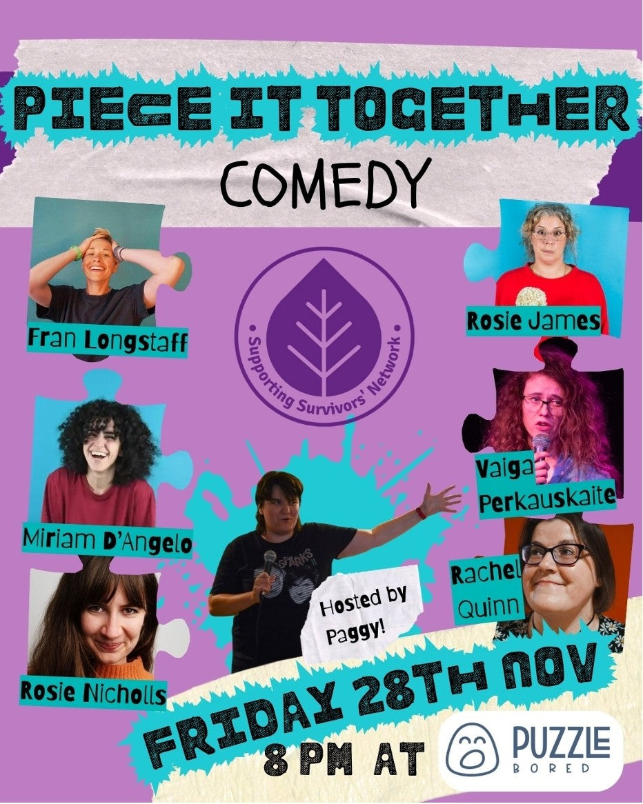 Piece it Together Comedy Night - Friday 28th November at 8pm