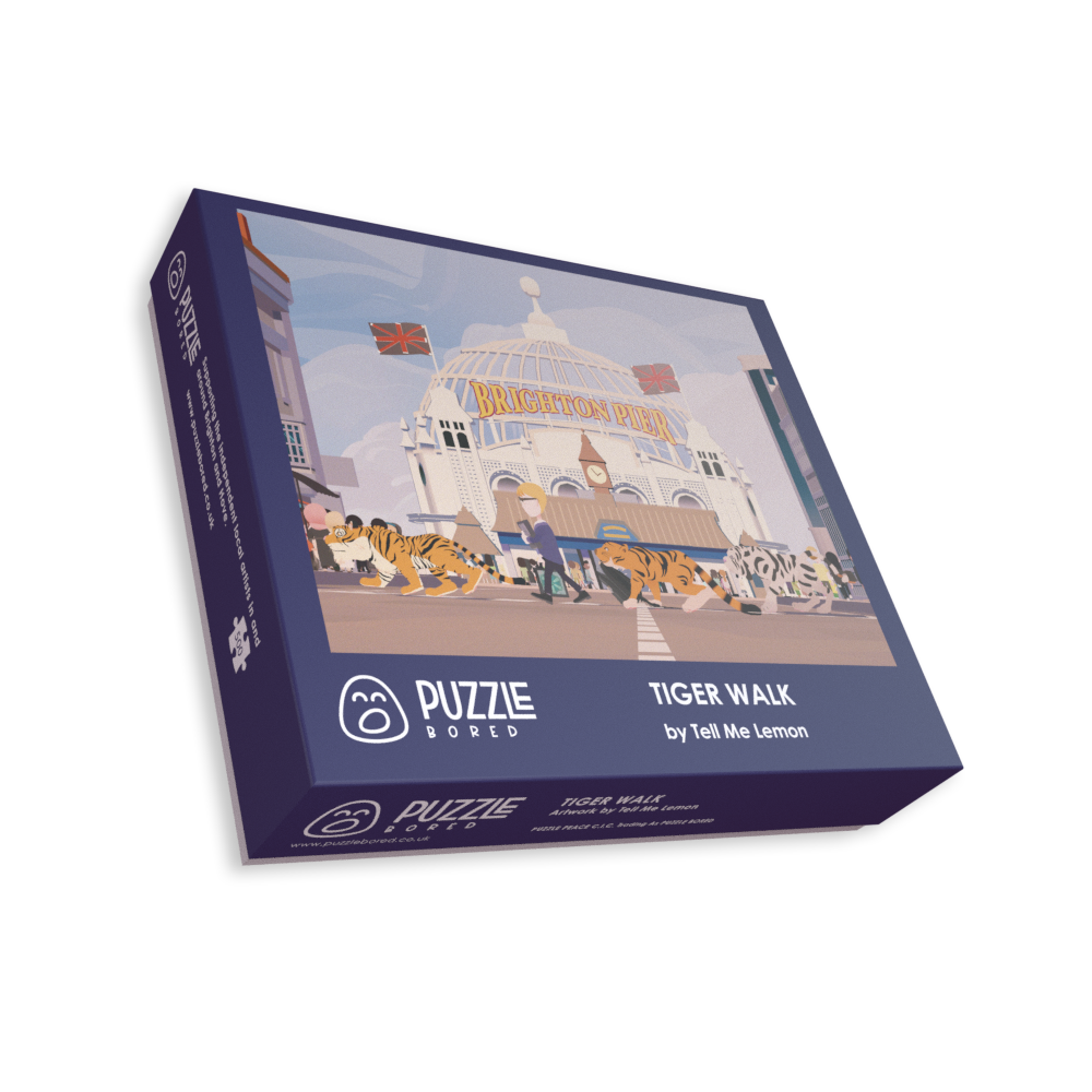 500 Piece Jigsaw Puzzle - Tiger Walk