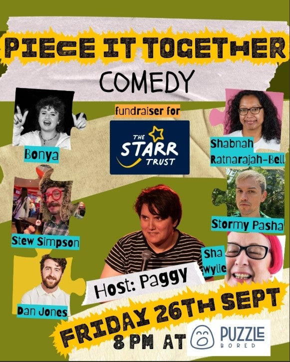 Piece it Together Comedy Night - Friday 26th September