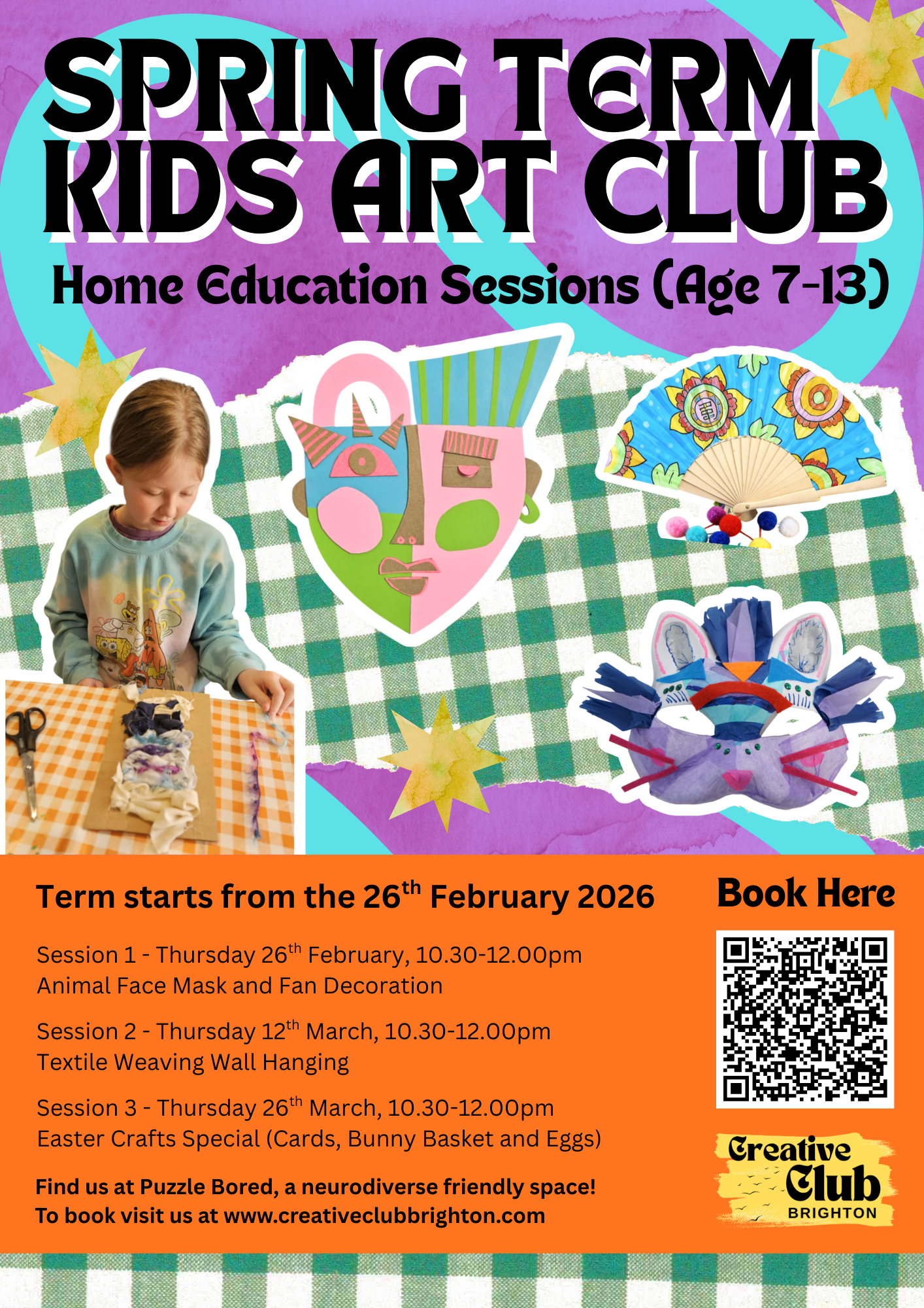 Thursday Home Ed Kids Art Sessions - Thursday 12th March at 10.30am
