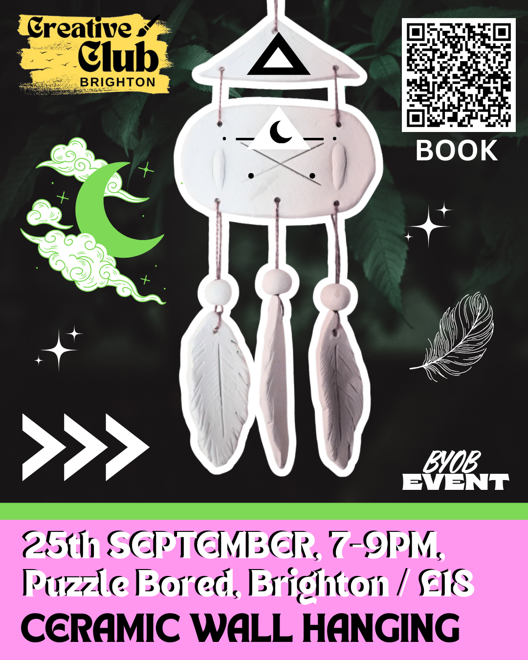 Ceramic Decorative Hanging Mobile - Thursday 25th September 7pm-9pm