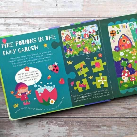 Magical Spells 5 Puzzle Jigsaw Book for Children - Puzzle Bored