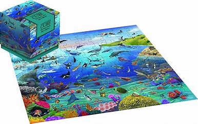 Sea Life 100 piece jigsaw puzzle - Puzzle Bored