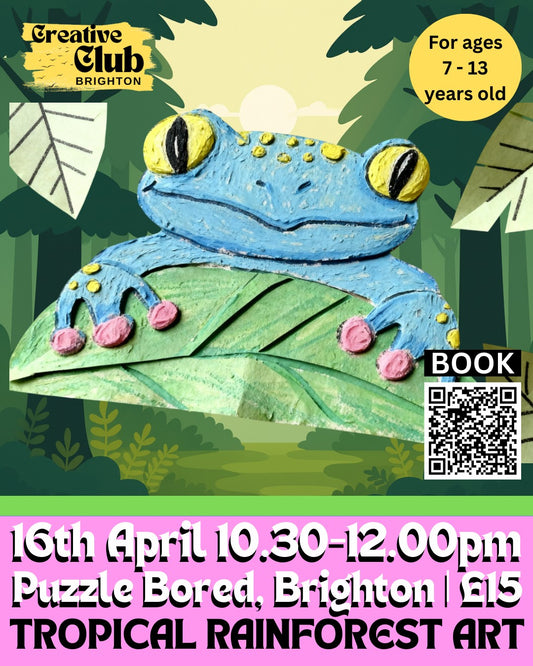 Tropical Rainforest Art Workshop - Thursday 16th April at 10.30am