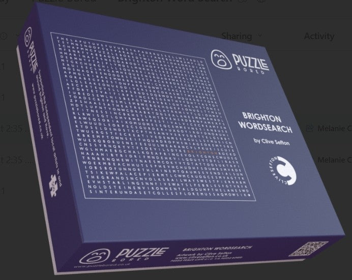 500 Piece Jigsaw Puzzle - Brighton Wordsearch (Available 1st December 2025)