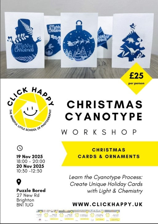 Cyanotype Christmas Workshop - Wednesday 19th November at 6pm