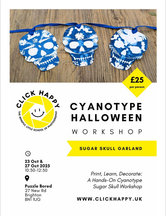 Cyanotype Halloween Workshop - Thursday 23rd October at 10.30am