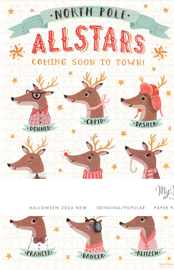 Rudolph All Stars 500 Piece Puzzle