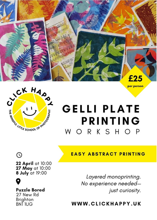 Gelli Plate Printing Workshop - Wednesday 22nd April at 2pm
