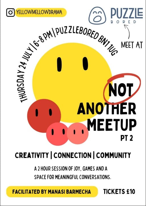 Not Another Meet Up - Thursday 11th September from 6pm