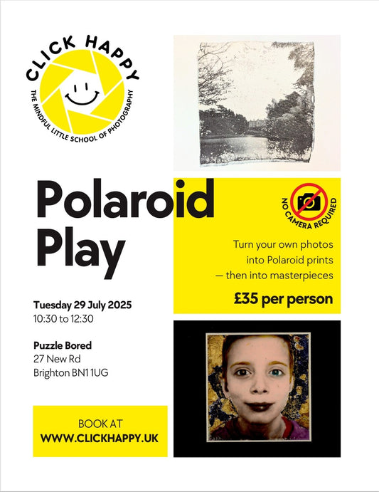 Polaroid Play Workshop - Wednesday 10th September @ 10.30am