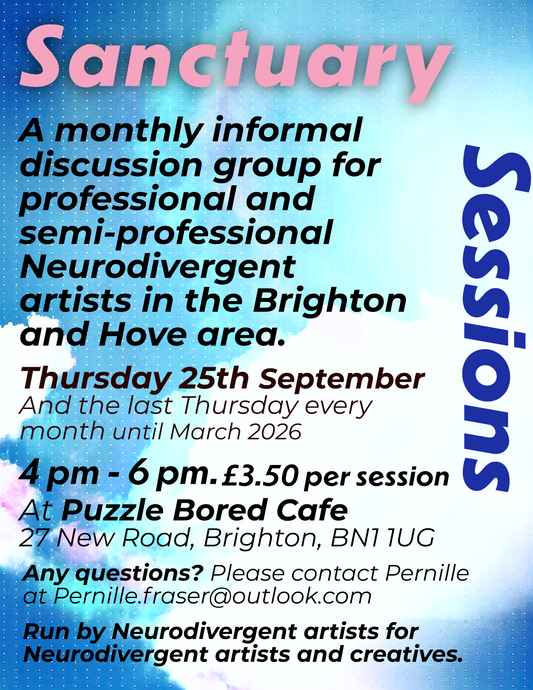 Sanctuary Sessions - Thursday 25th September 4pm-6pm