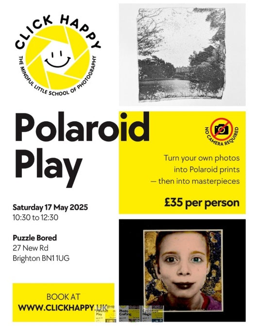 Polaroid Play Workshop - Saturday 17th May @ 10.30am