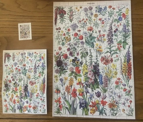 Vintage Flowers 100 piece puzzle