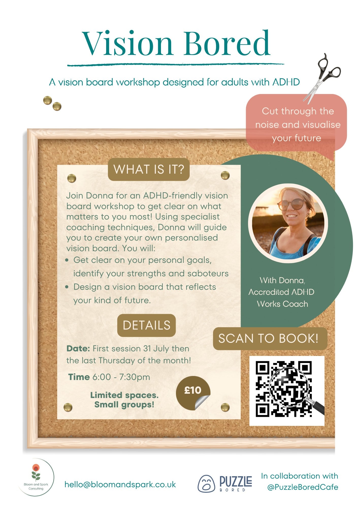 Vision Bored Workshop - Last Thursday of Month from 6pm