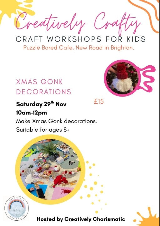 Creatively Crafty  - Christmas Gonk Making Workshop