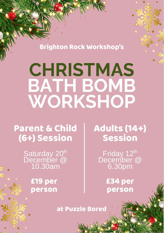 Christmas Bath Bomb Workshop - Friday 12th December at 6.30pm