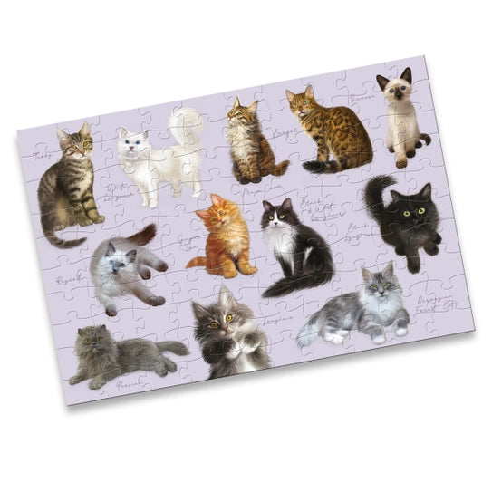 Cats 100 piece jigsaw puzzle