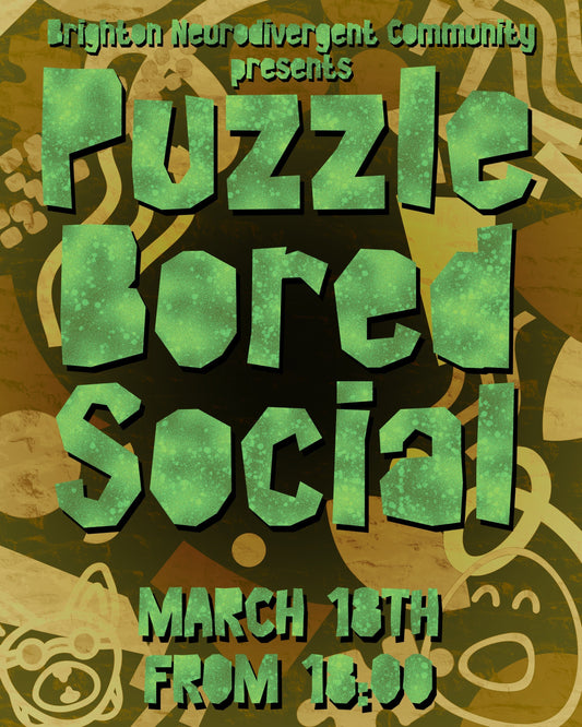 Brighton Neurodivergent Community - Sober Social on Wednesday 18th March at 6pm