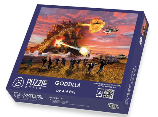 Godzilla by Ant Fox - AR - Puzzle Bored