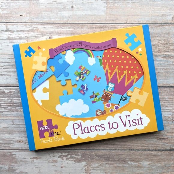 Places to Visit 5 Jigsaw Puzzle Book for Children - Puzzle Bored