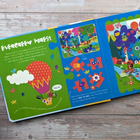 Places to Visit 5 Jigsaw Puzzle Book for Children - Puzzle Bored