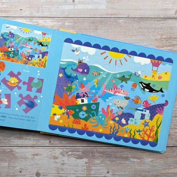 Places to Visit 5 Jigsaw Puzzle Book for Children - Puzzle Bored