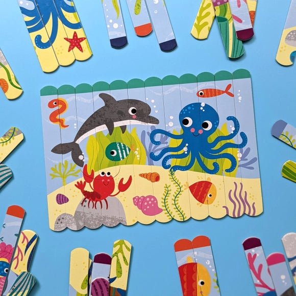 Puzzle Sticks For Children - Ocean - Puzzle Bored
