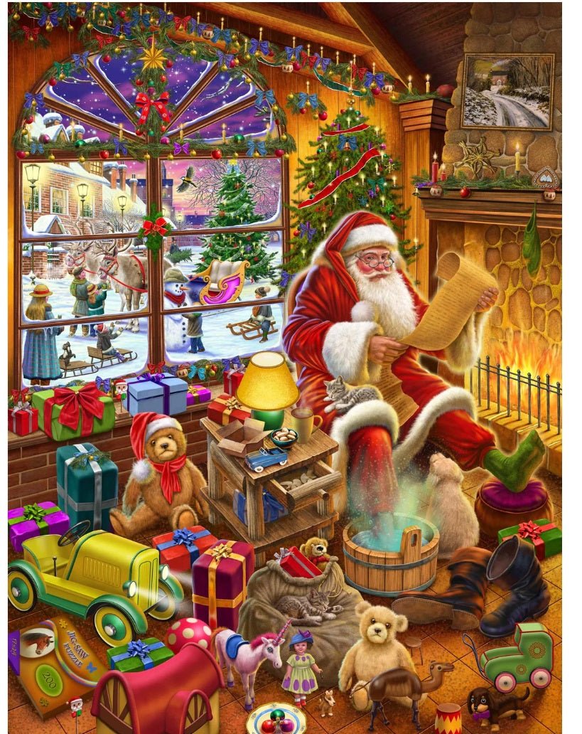 Santa's Christmas List 1000 Piece Puzzle - Puzzle Bored