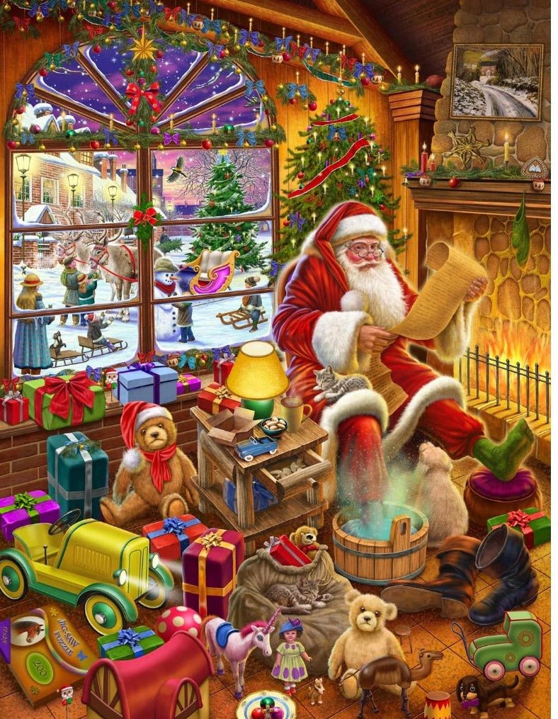 Santa's Christmas List 500 Piece Puzzle - Puzzle Bored